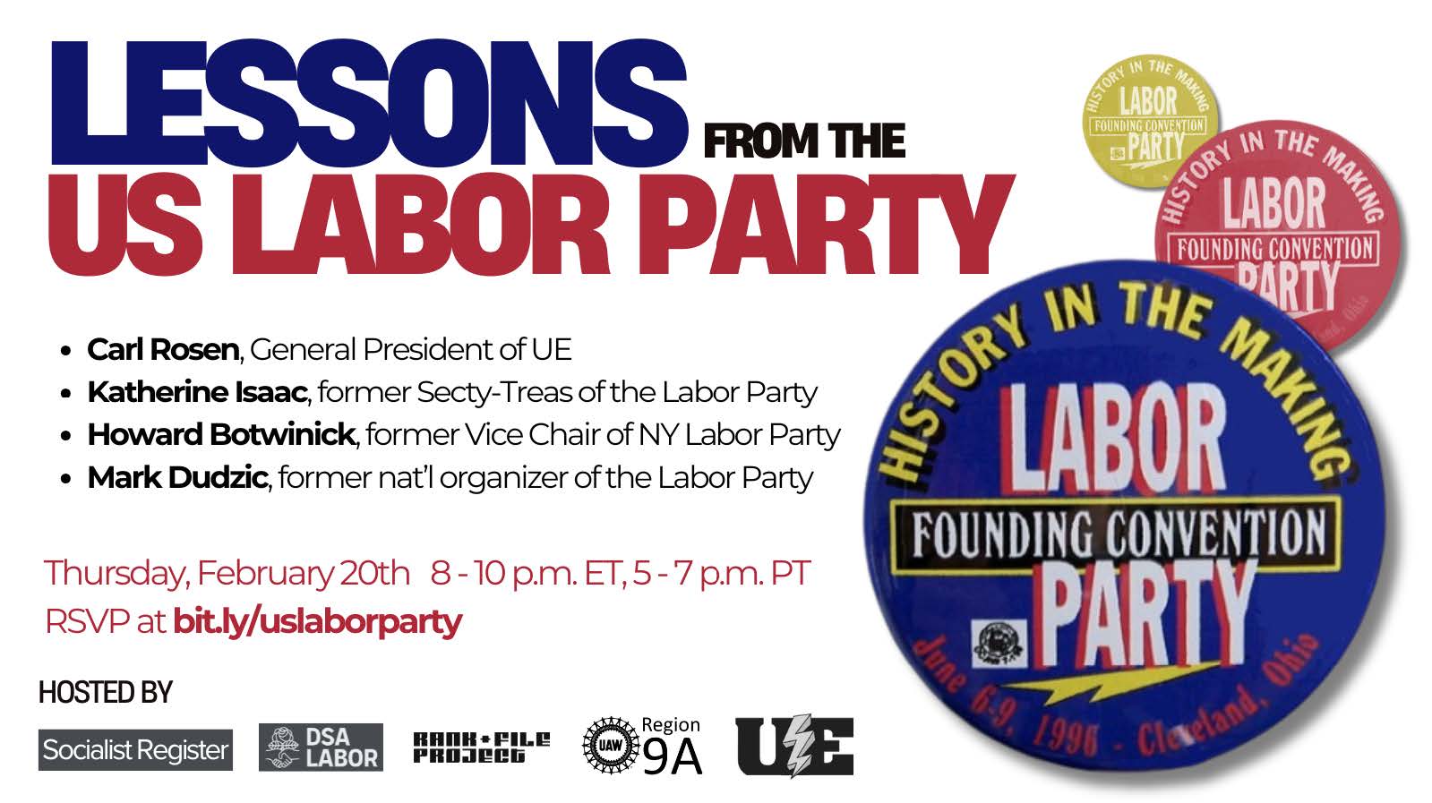 Lessons from the U.S. Labor Party for Working-Class Politics Today