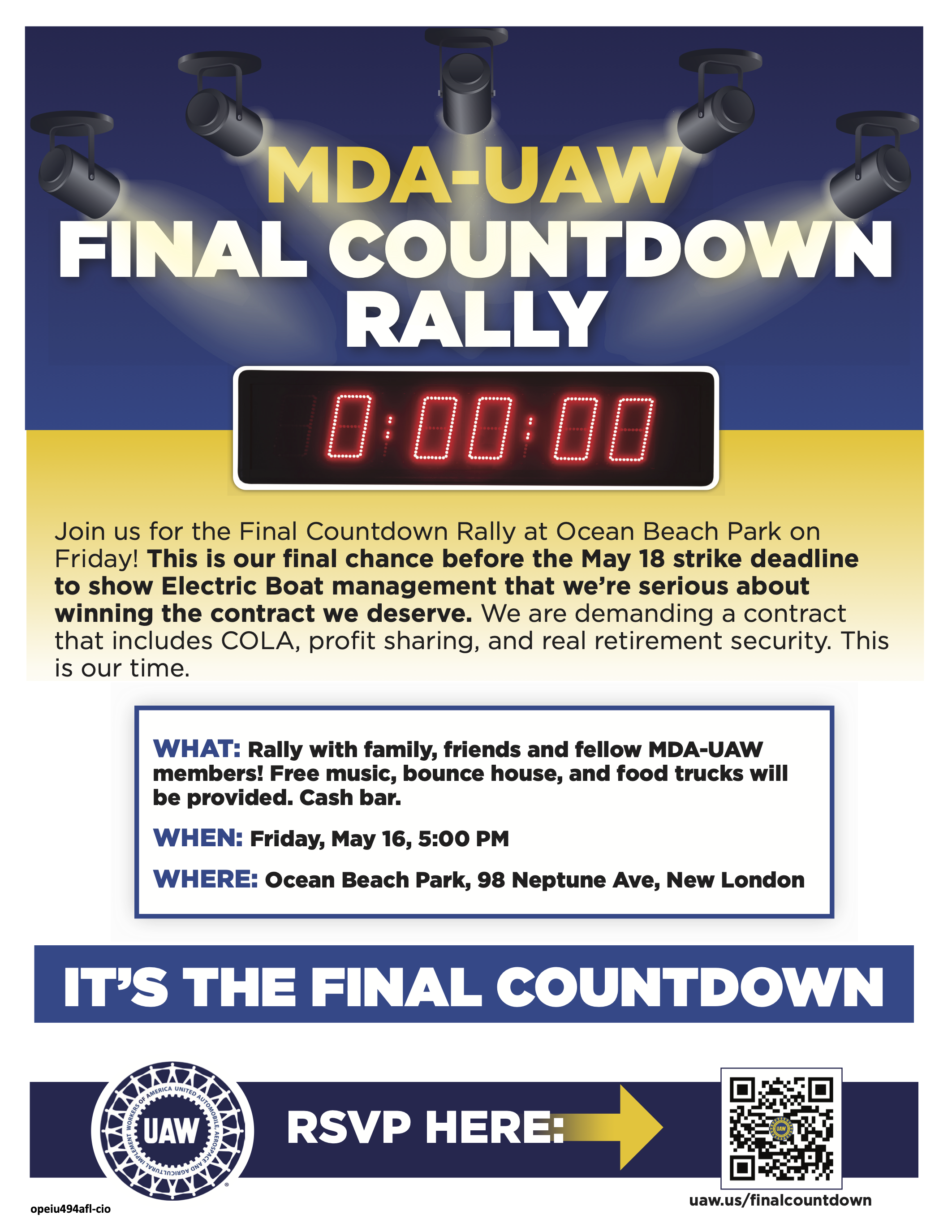 MDA Final Countdown Rally