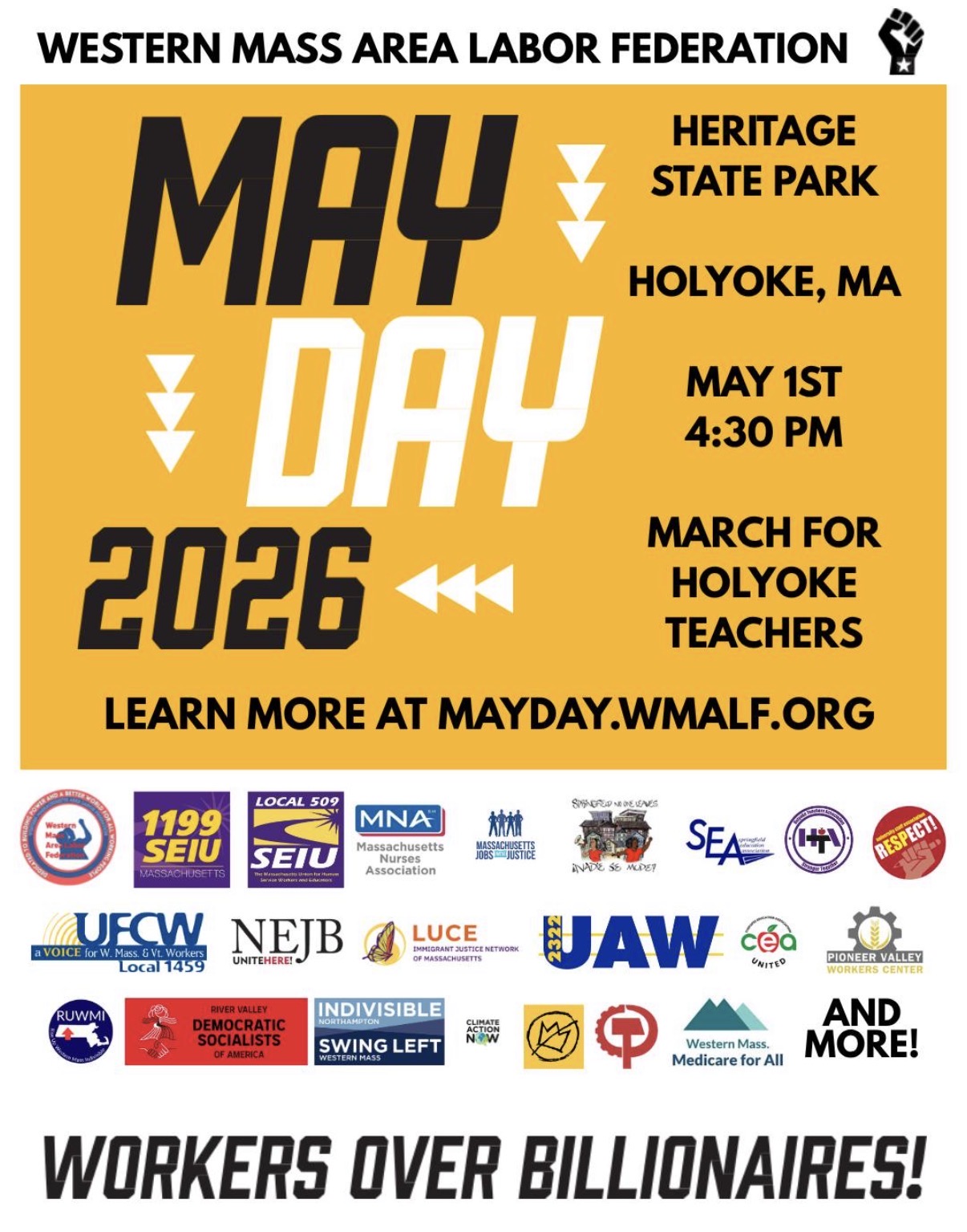May Day 2026 in Holyoke