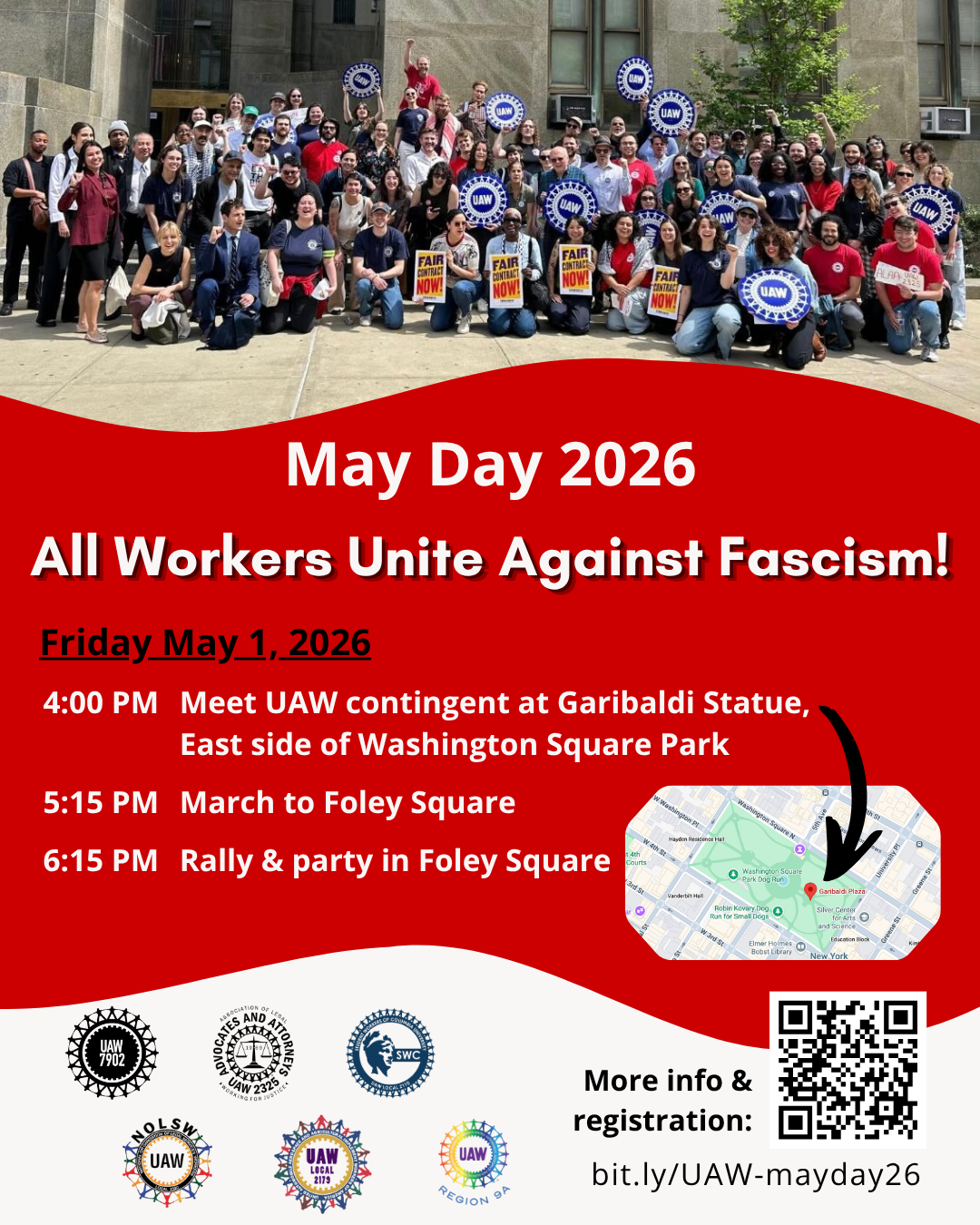 NYC UAW May Day 2026