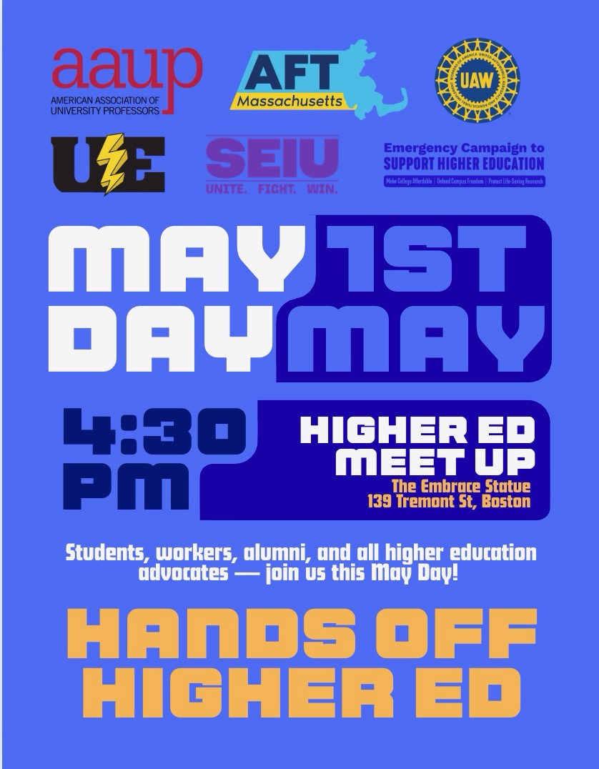 Hands Off Higher Ed May Day Boston 2026