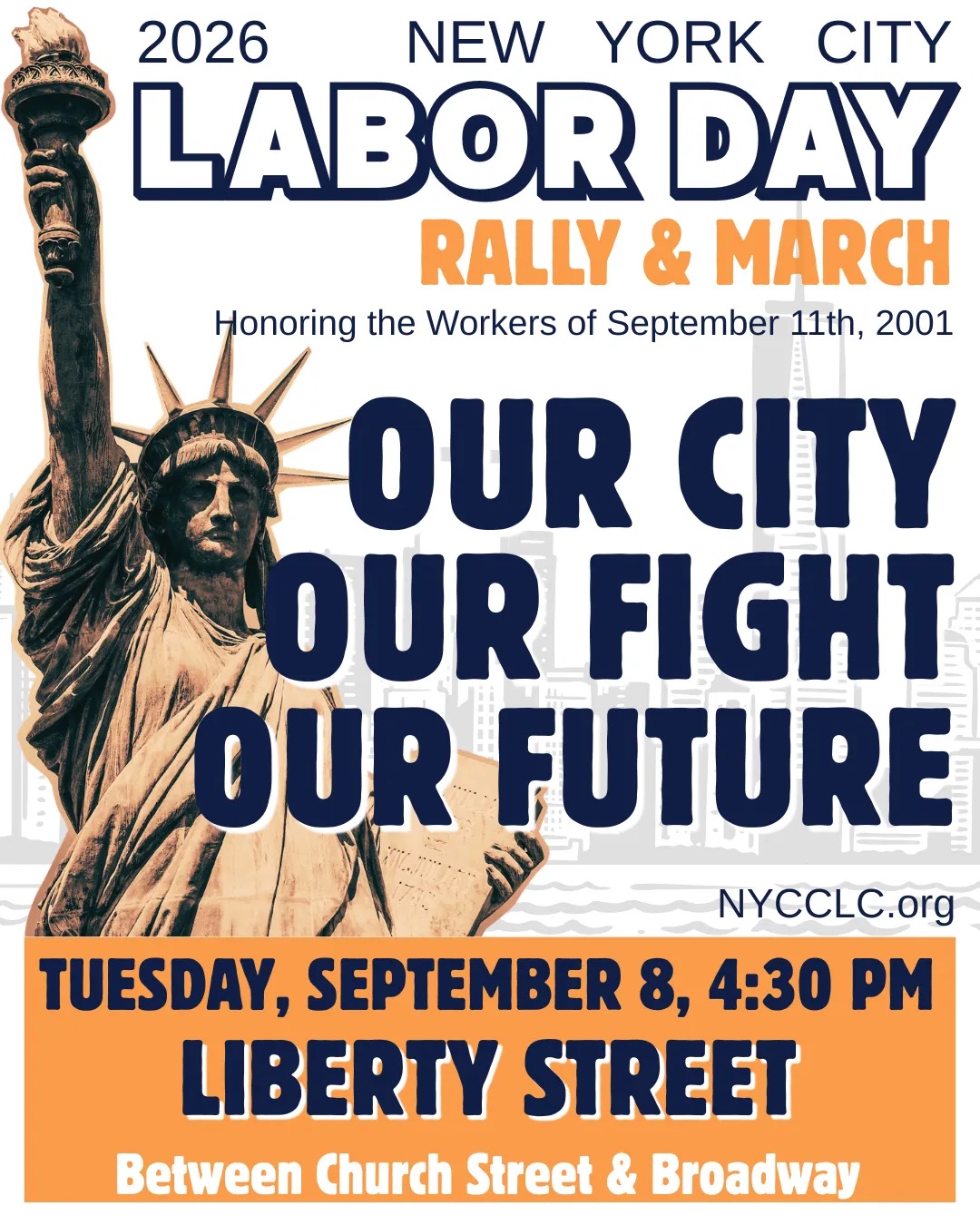 2026 NYC Labor Day Rally & March