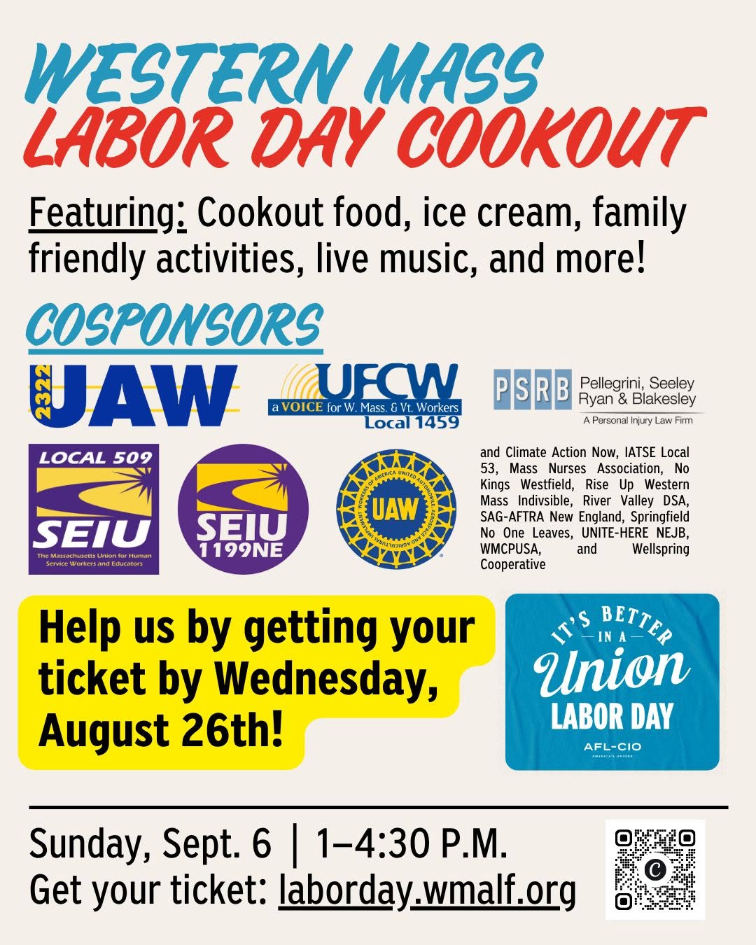 Western Mass Labor Day Cookout