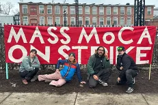 Mass MoCA workers on strike