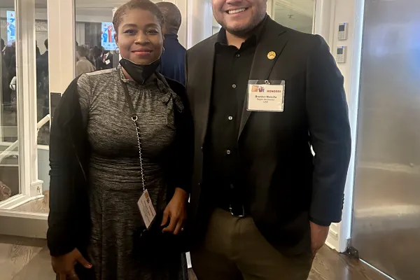 LSSA President Corinthia Carter & Region 9A Director Brandon Mancilla