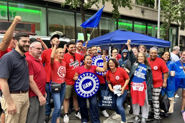 Region 9A members at 2024 NYC Labor Day Parade