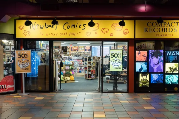 Newbury Comics store in Harvard Square