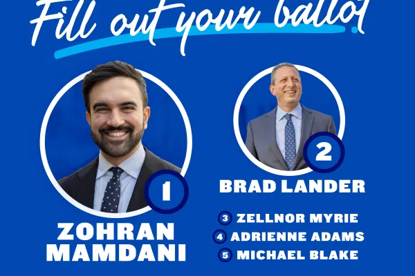 UAW REGION 9A UPDATES RANKED CHOICE BALLOT FOR NYC MAYOR