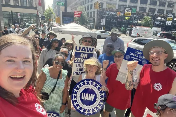 CAMBA Picket Line