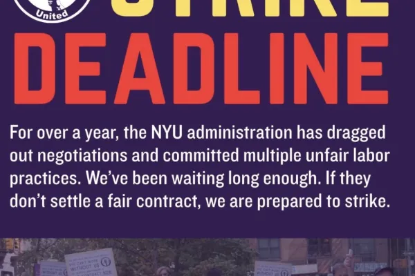 CFU-UAW Strike Deadline Flyer