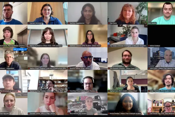 MA Runs on Research Town Hall Zoom