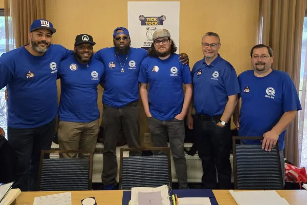 Local 379's bargaining committee in 2025