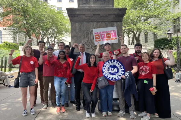 Massachusetts higher ed members lobbying for research funding in July 2026