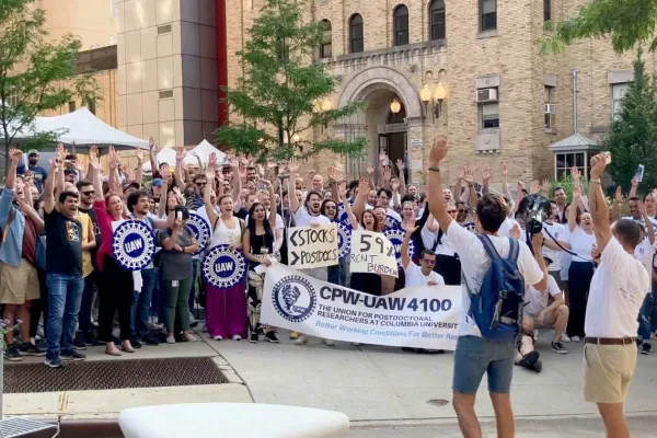 Local 4100 Postdocs Vote Overwhelmingly to Authorize Strike at Columbia
