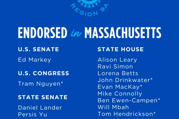 Endorsed in Massachusetts
