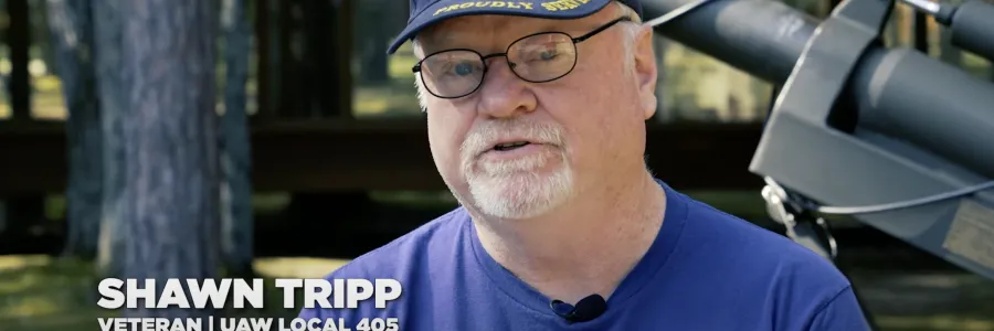 Shawn Tripp, Veteran, UAW Local 405