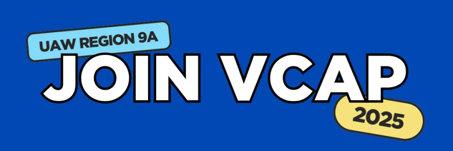 UAW Region 9A Join VCAP 2025