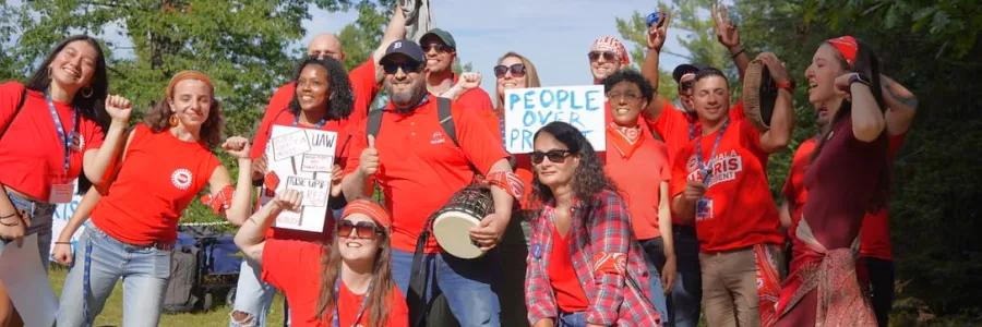 Members at the Member Mobilization Institute at Black Lake