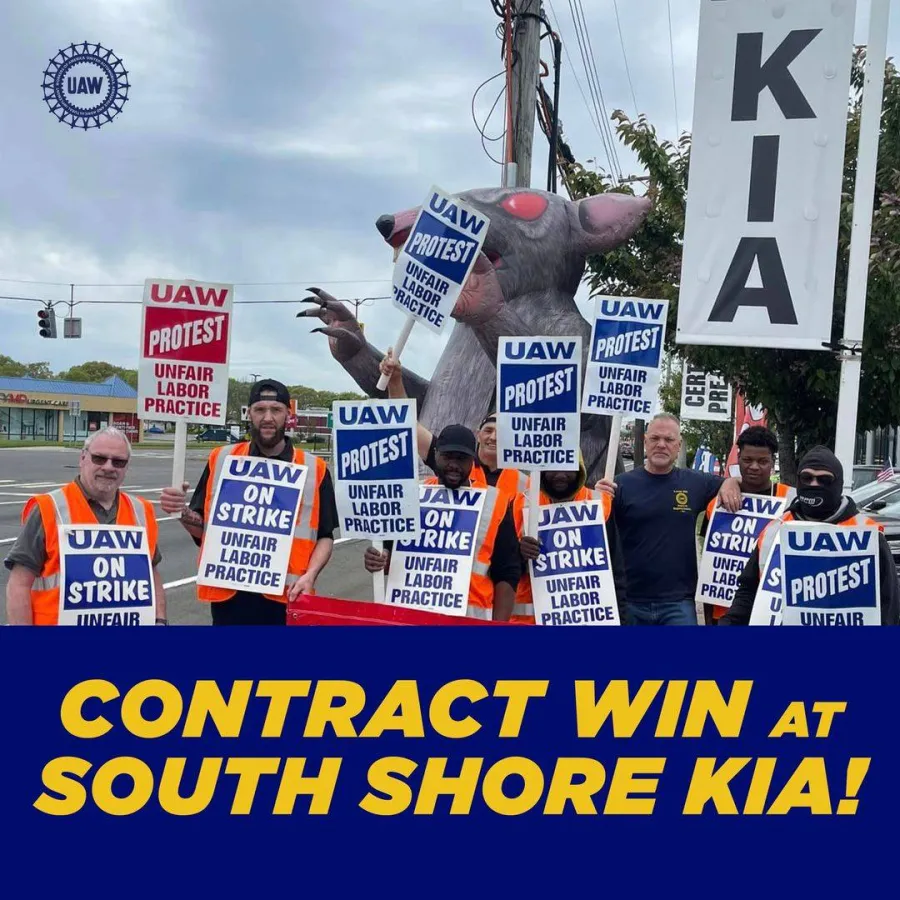 Contract win at South Shore Kia