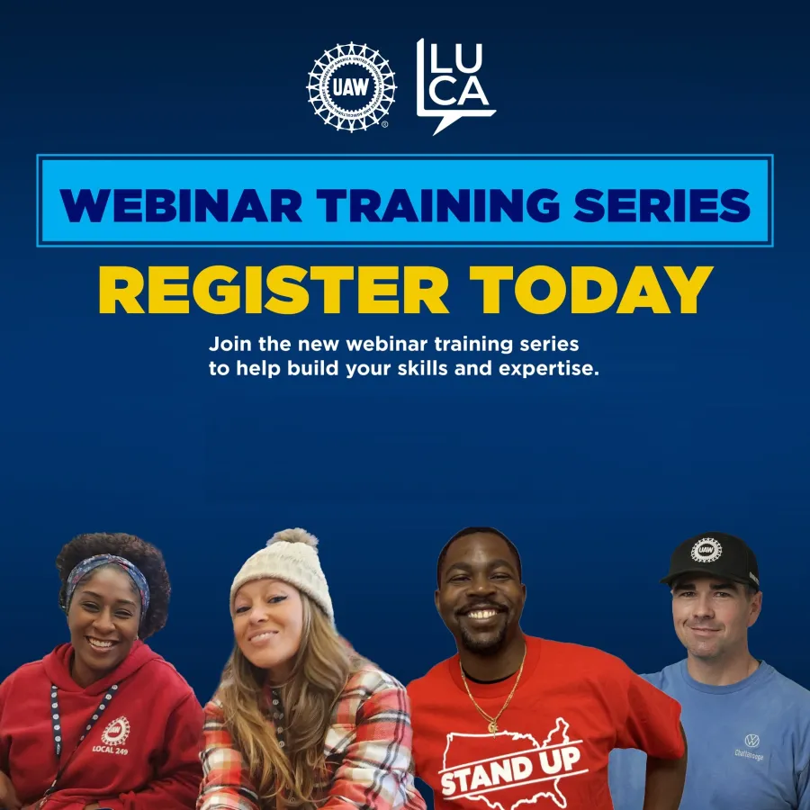 LUCA Webinar Training Series