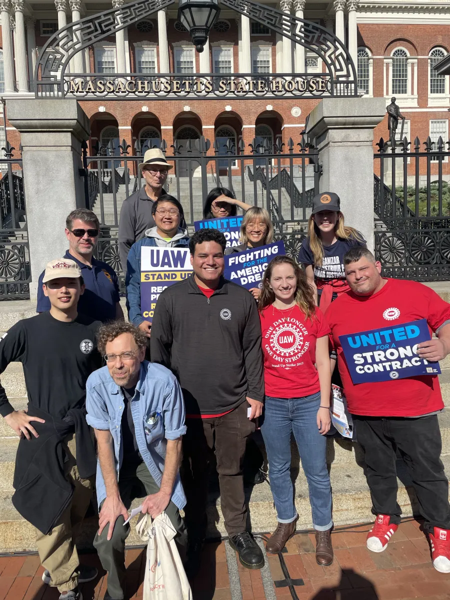 Rally for Local 422 at Massachusetts State House