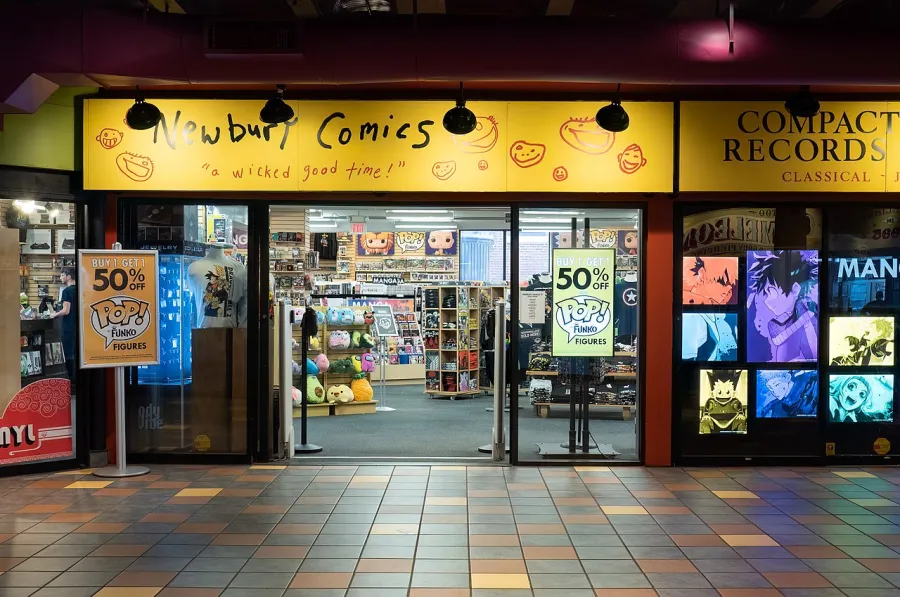 Newbury Comics store in Harvard Square