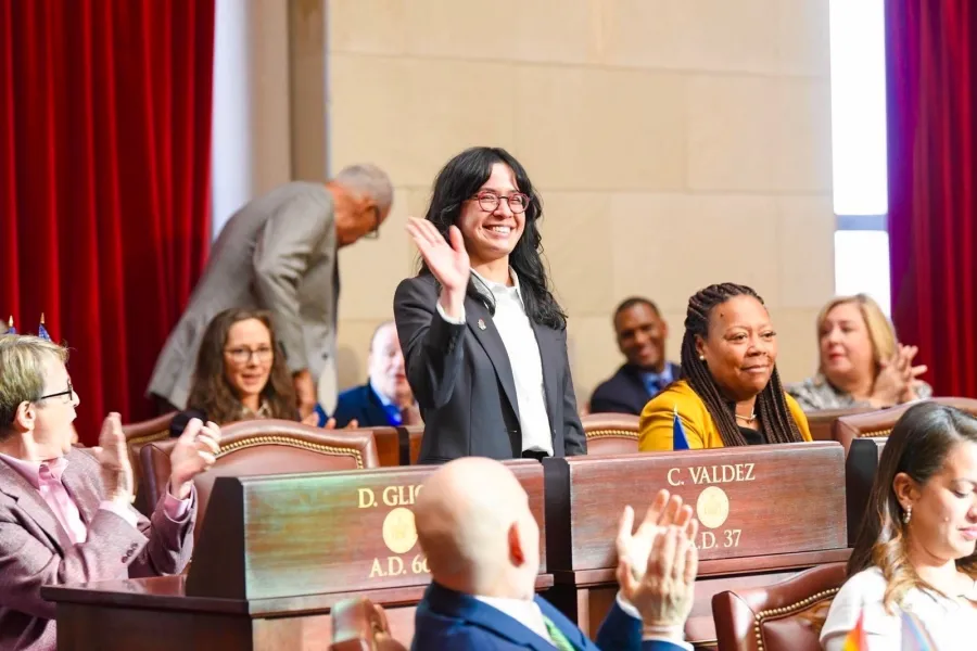 UAW Local 2110 Member Claire Valdez Sworn In As New York State Assembly Member