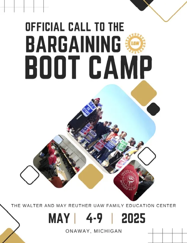 2025 UAW Bargaining Bootcamp Conference