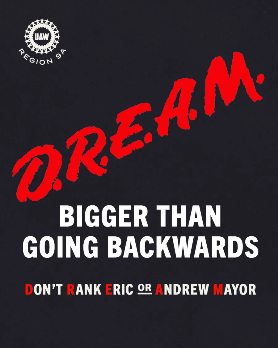 DREAM bigger than going backwards: Don't rank Eric or Andrew Mayor