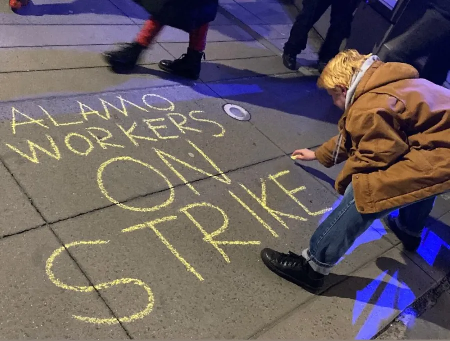 Alamo Workers On Strike