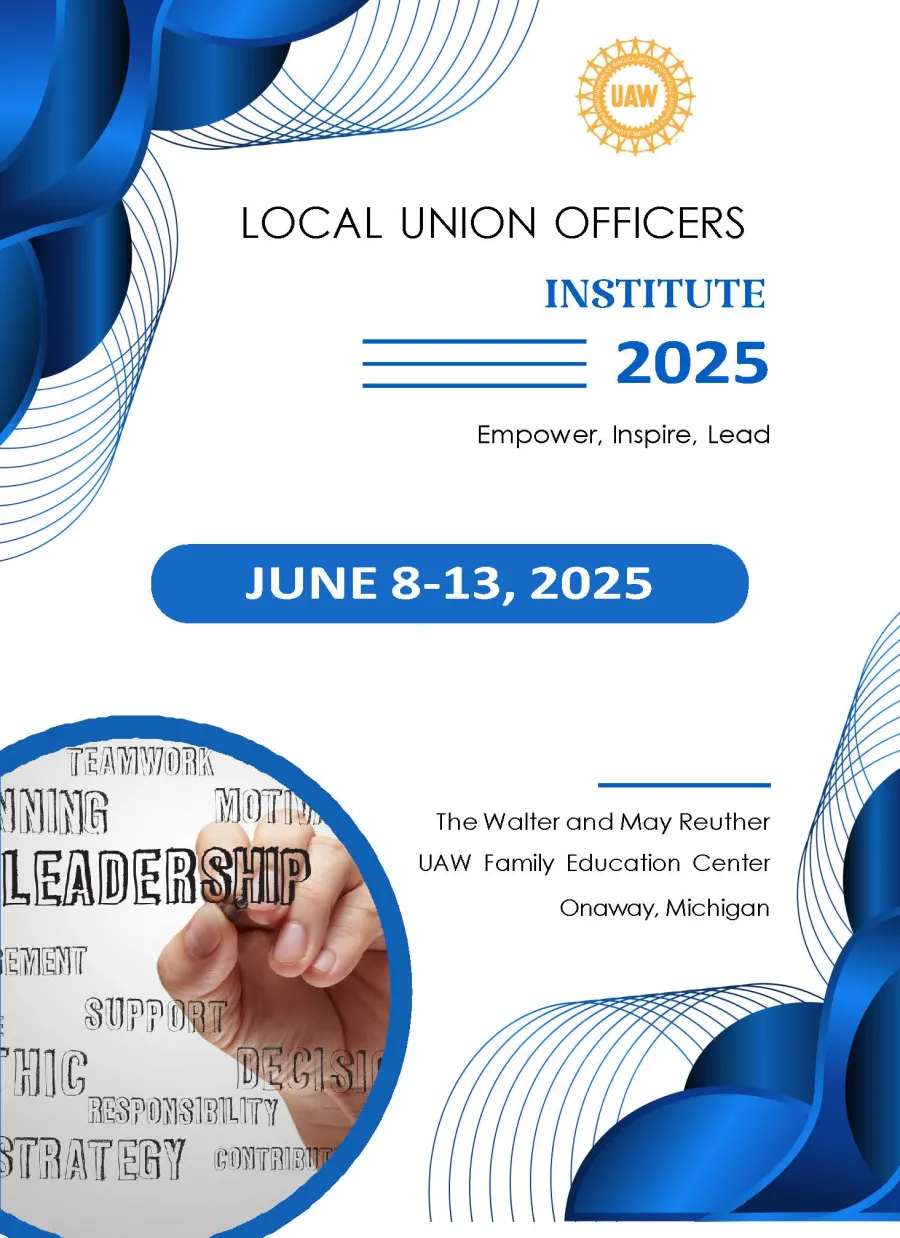2025 Local Union Officers Institute