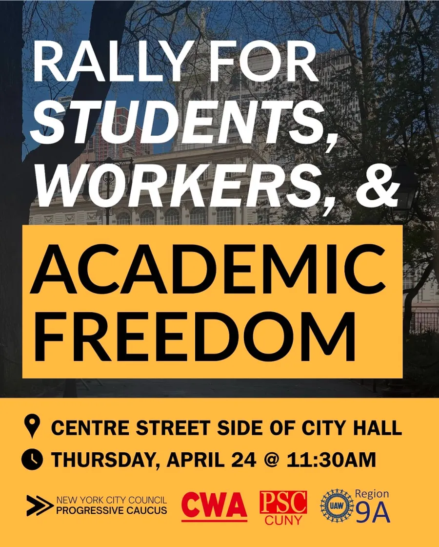 Rally for Students, Workers, and Academic Freedom