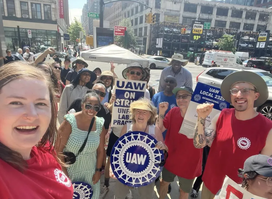 CAMBA Picket Line