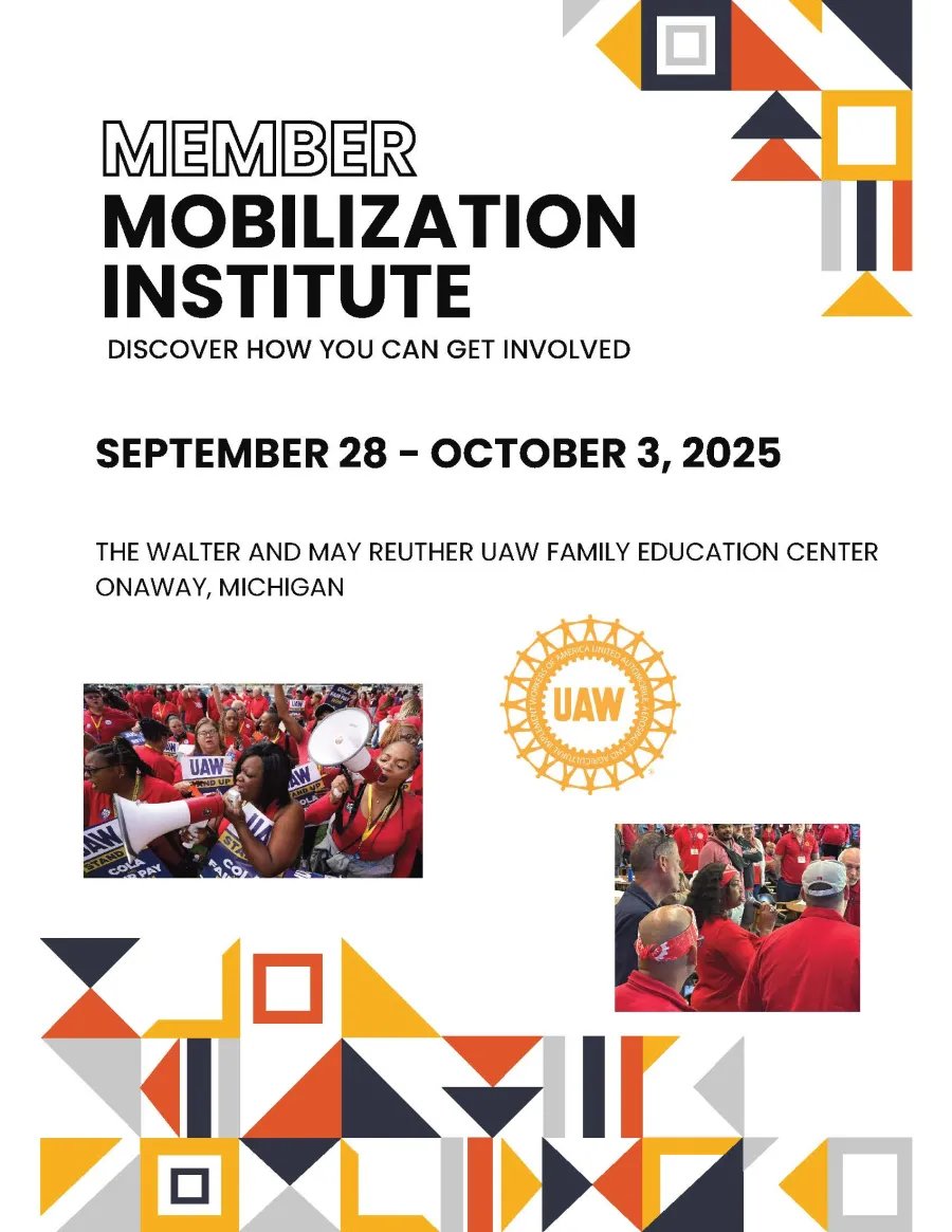 Membership Mobilization Institute - Sept. 28 - Oct. 3