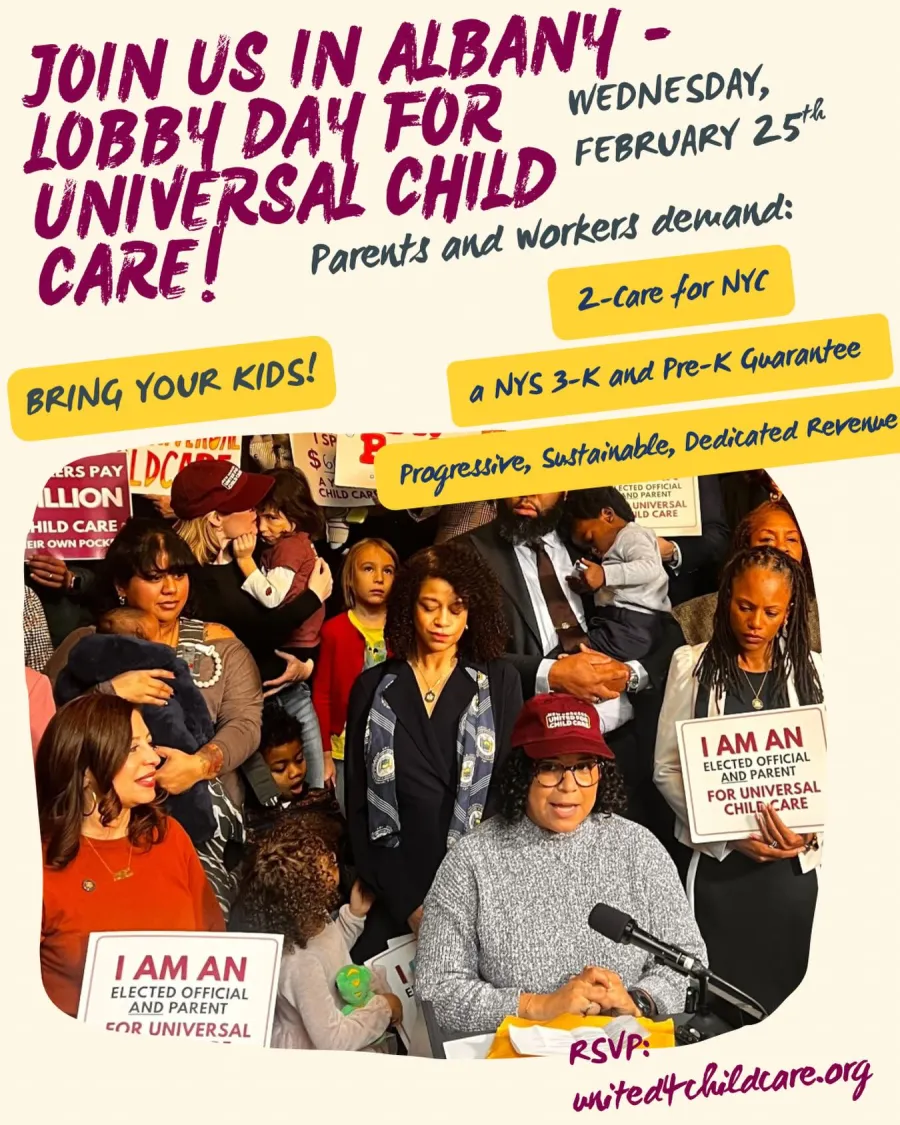 Albany Lobby Day for Universal Child Care