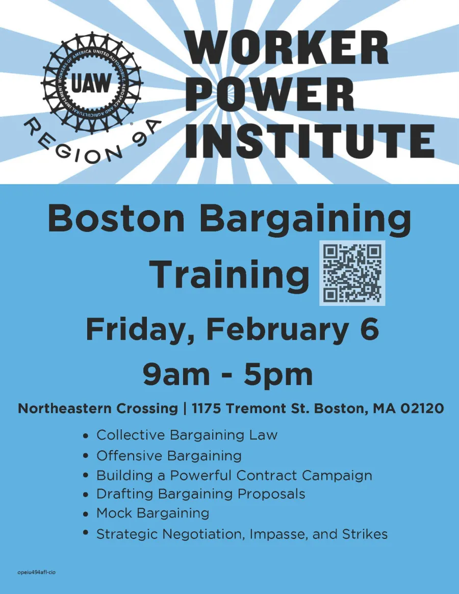 Boston Bargaining Training