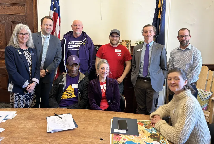 BMDA Members Join Maine AFL-CIO's Labor Lobby Day
