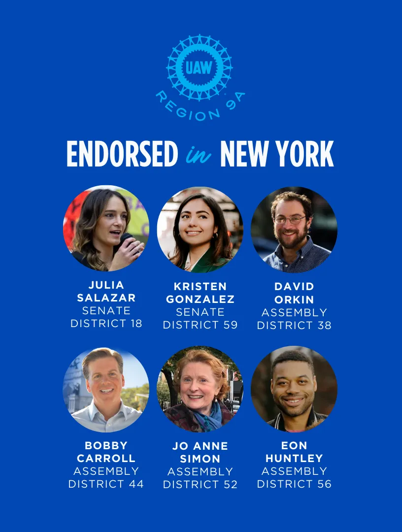 Endorsed in New York