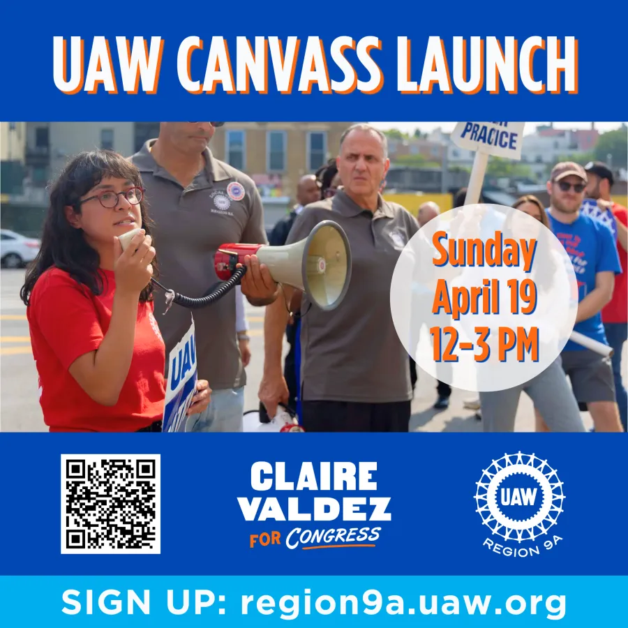 UAW for Claire Canvass