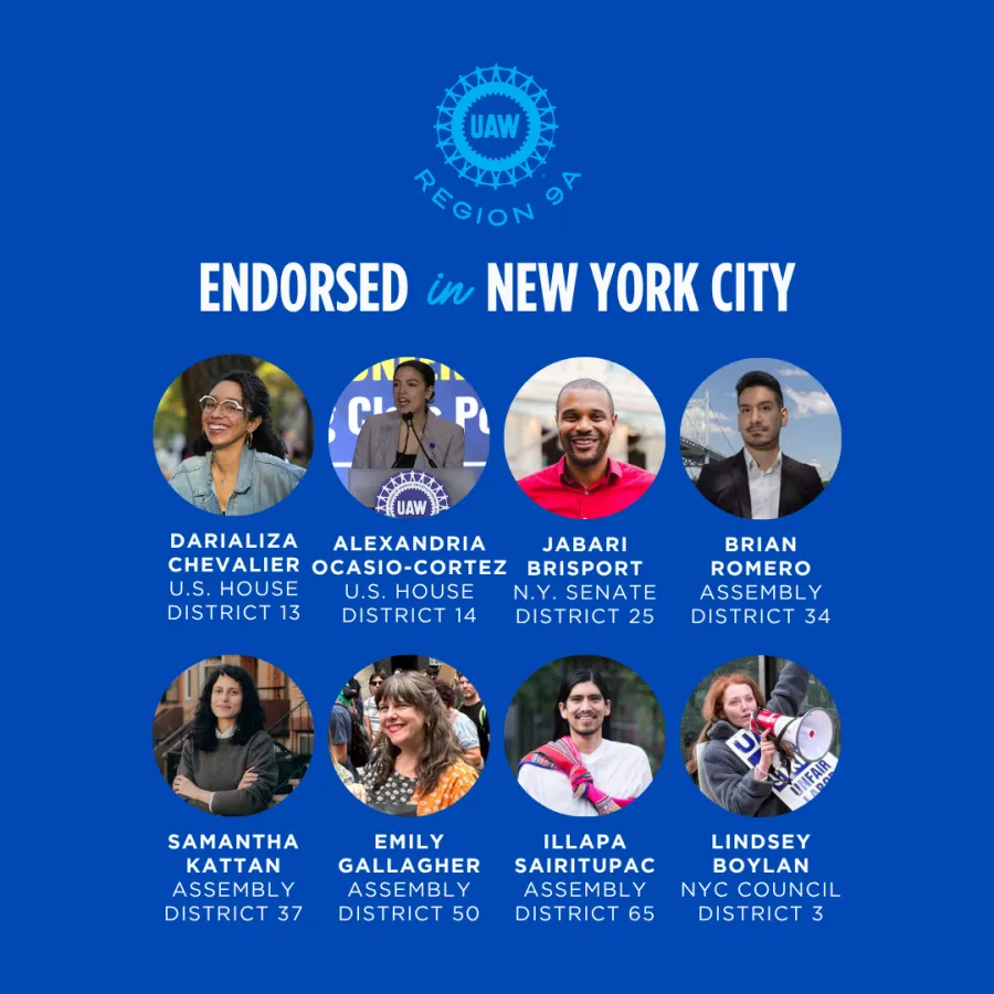 Endorsed in New York City - April 2026