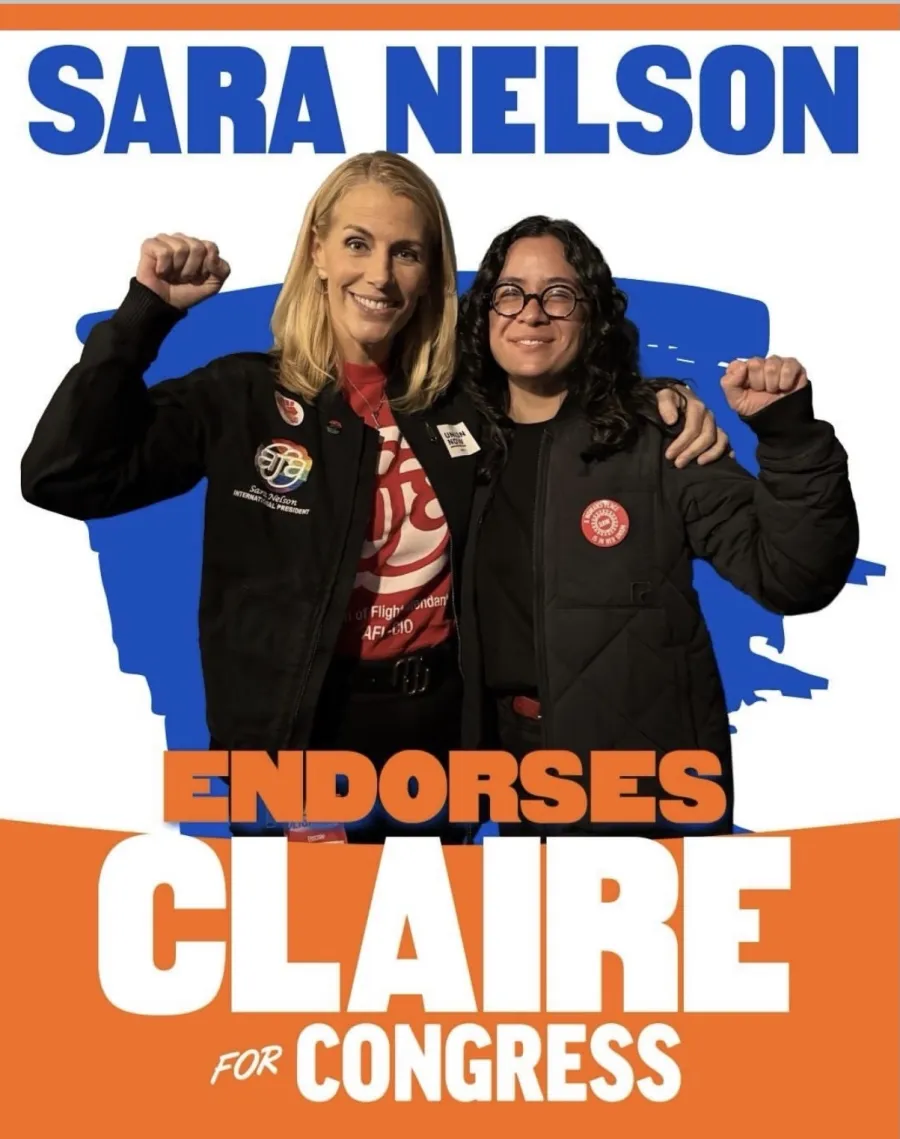 Sara Nelson endorses Claire for Congress