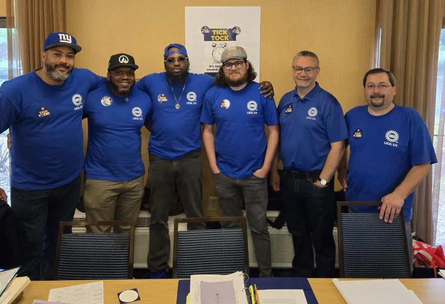 Local 379's bargaining committee in 2025
