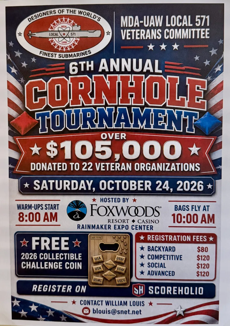 Local 571 2026 cornhole tournament