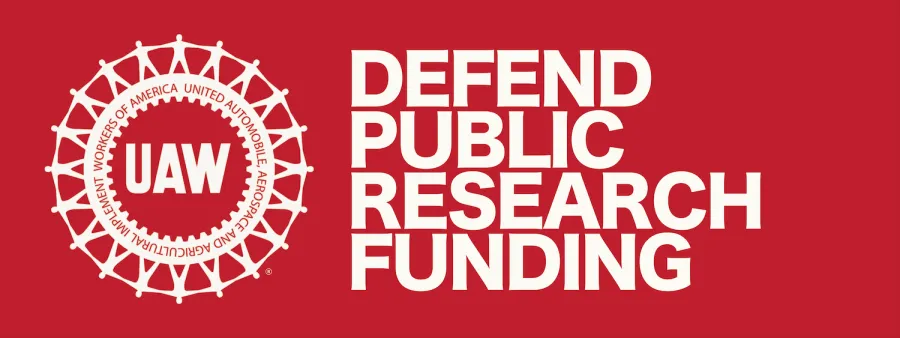 UAW: defend public research funding