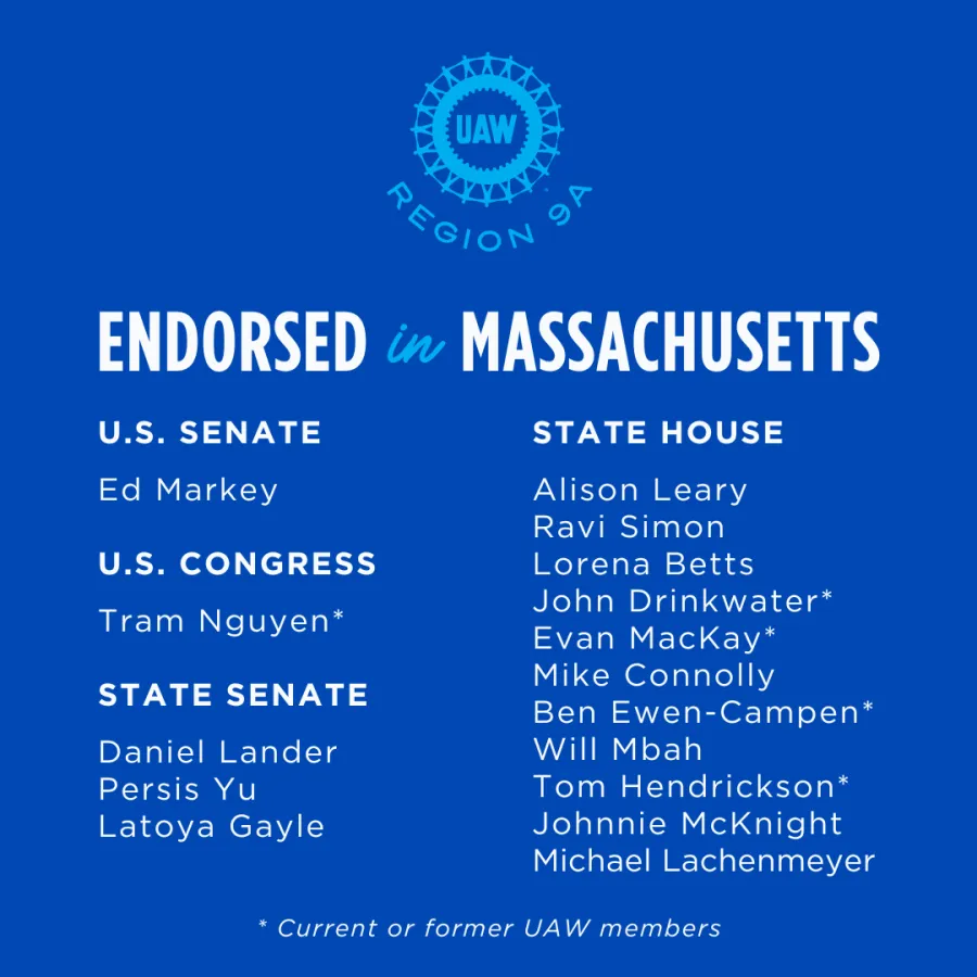 Endorsed in Massachusetts