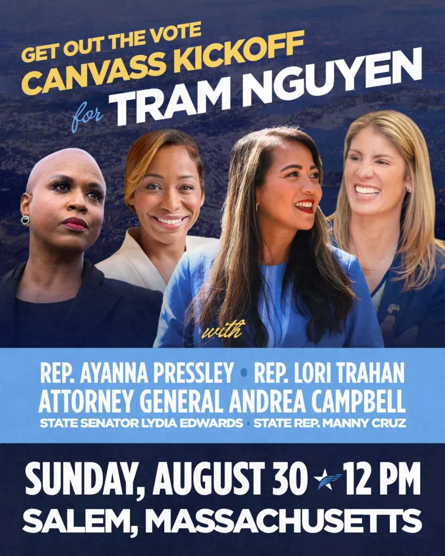  Get Out the Vote for Local 2320 Member Tram Nguyen for Congress