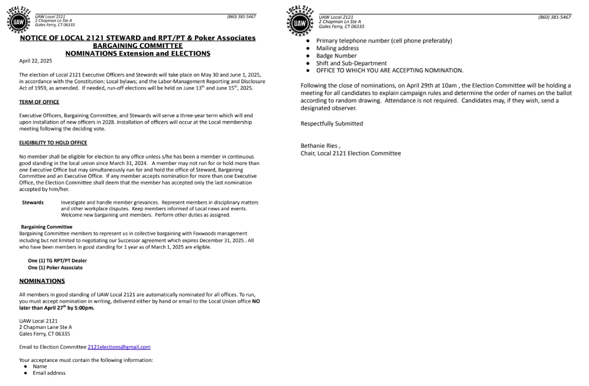 nomination extension 2025