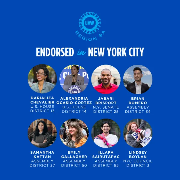 Endorsed in New York City