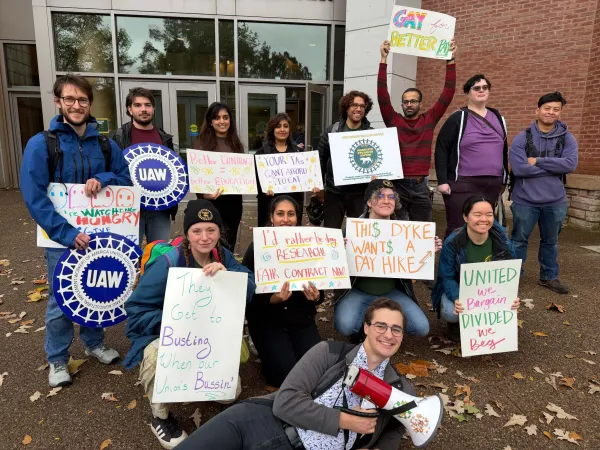 University of Vermont Graduate Workers Sit-In for a Contract