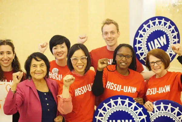 HGSU members with Dolores Huerta in 2019